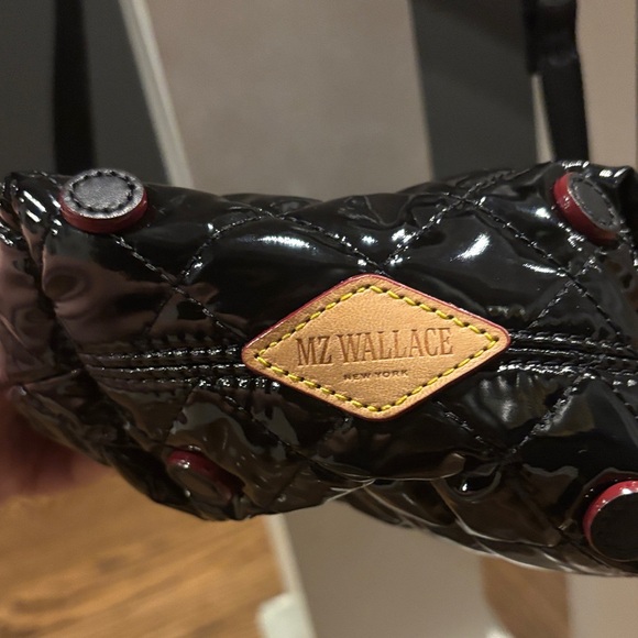 MZ Wallace Black Quilted Mini Bag - Picture 4 of 6